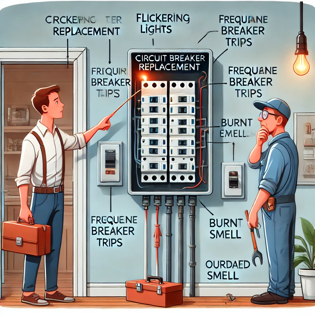 Circuit breaker replacement in Palmwoods by Brocky’s Electrical – ensuring safe and efficient electrical systems.