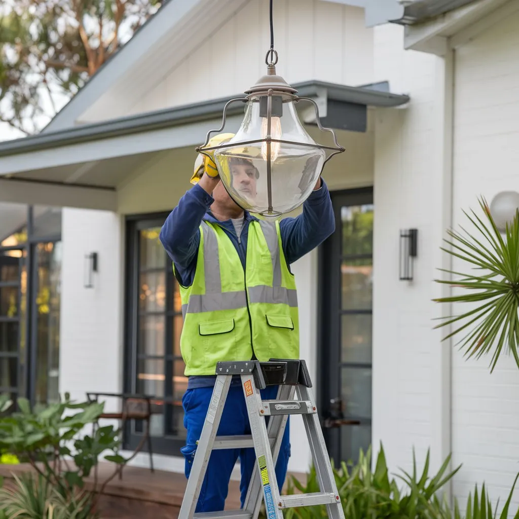 Pendant lighting installation in Marcoola by Brocky’s Electrical – enhancing home aesthetics and functionality.