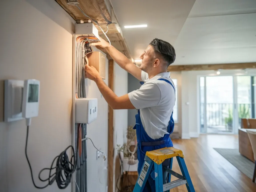 Smart home automation electrical services by a professional electrician in Dicky Beach