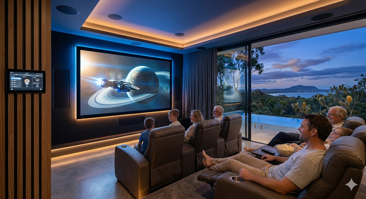 Home theatre installation Sunshine Coast